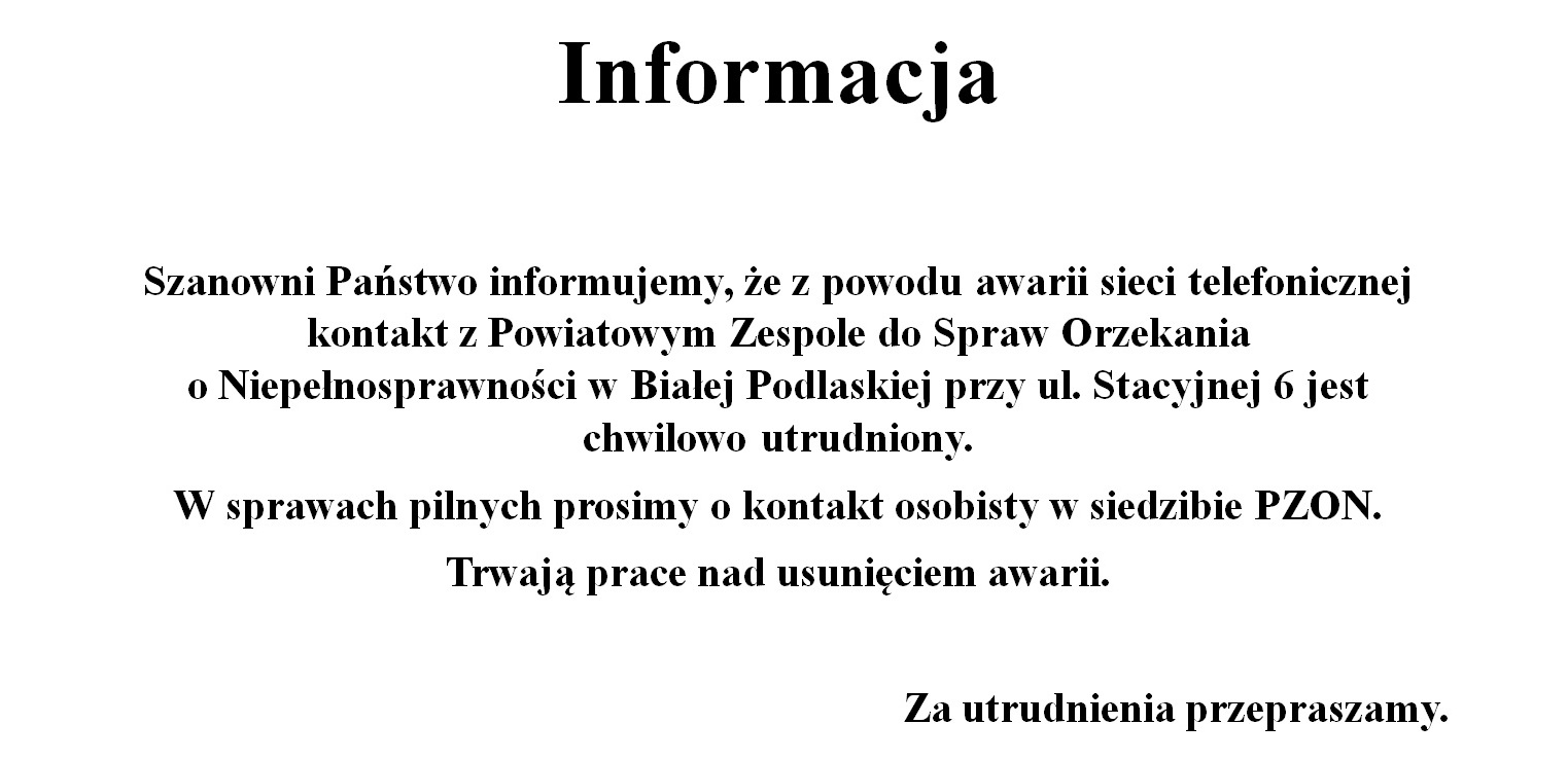 Baner Informacja